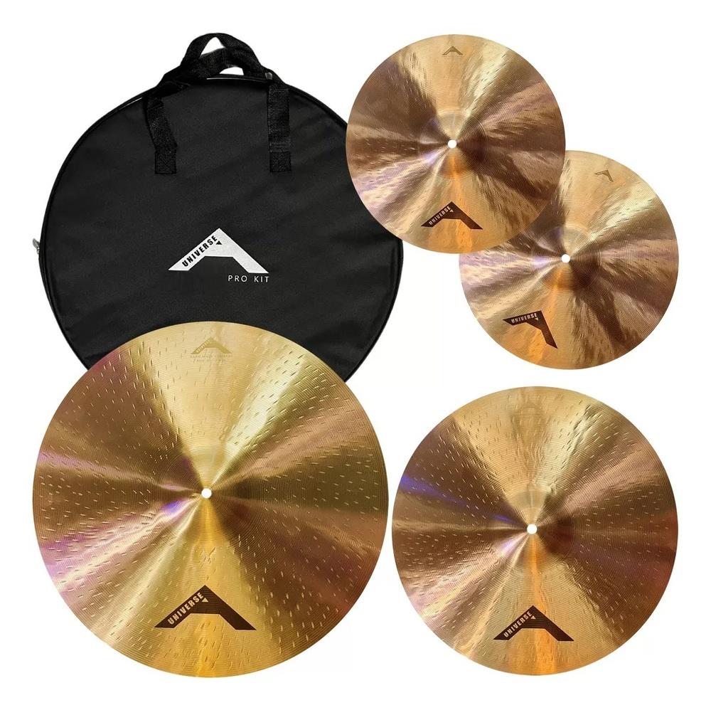 Kit de Pratos Avatar Liga B20 Série Universe Standard (14” 16” 20” BAG)