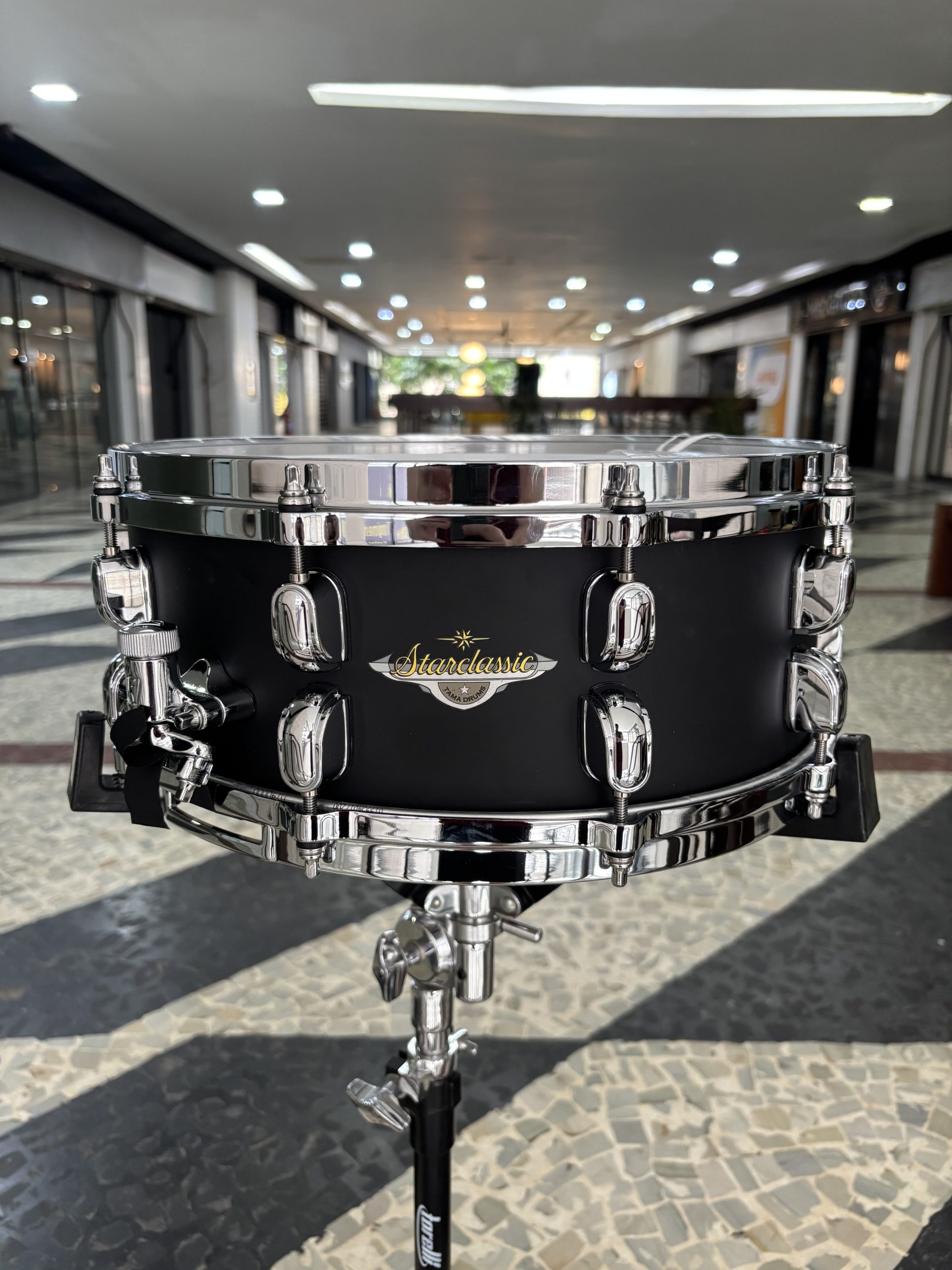 Caixa Tama Starclassic Maple Black Satin Lacquer 14 x 5,5”