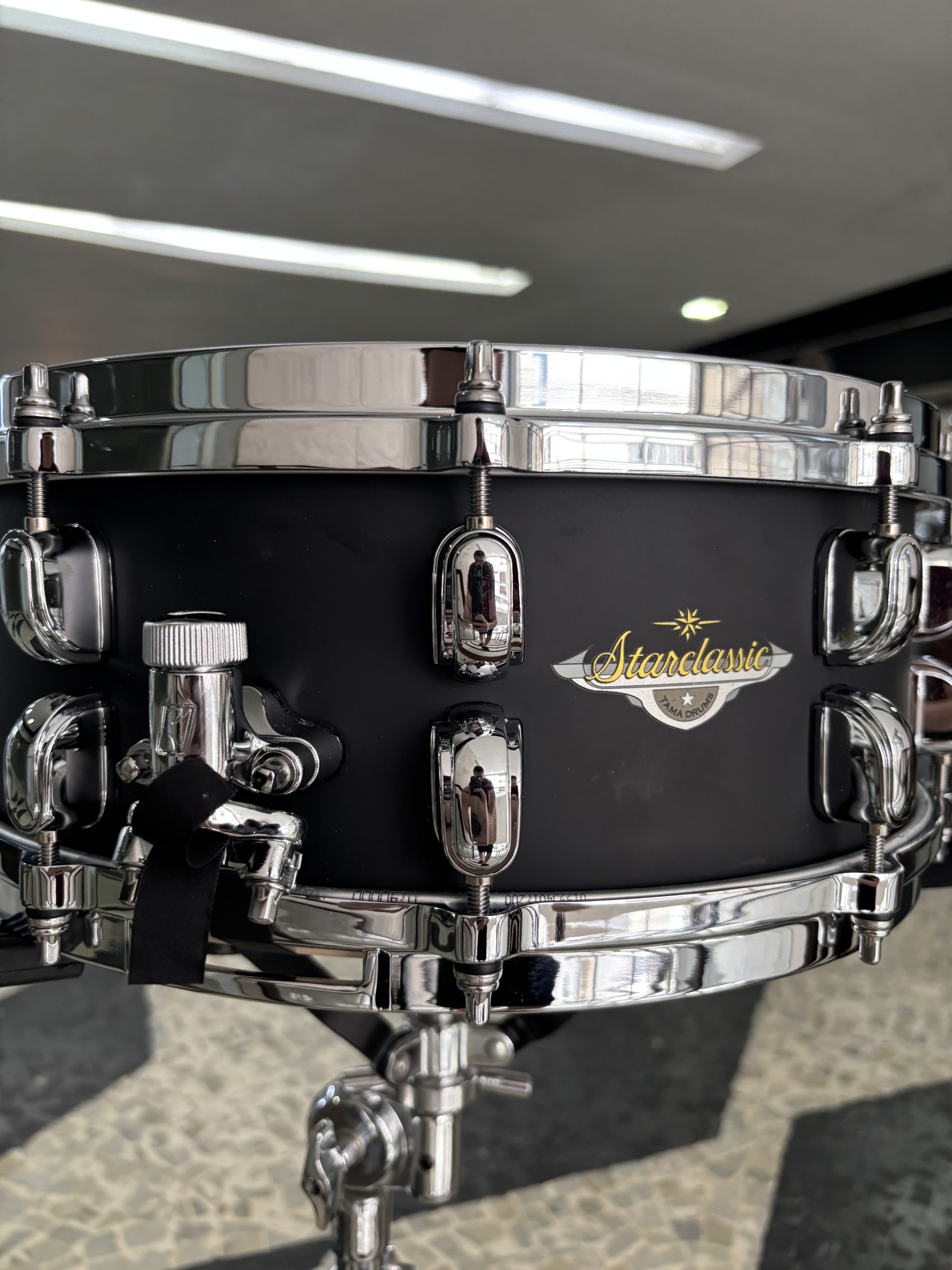 Caixa Tama Starclassic Maple Black Satin Lacquer 14 x 5,5” - Imagem 2